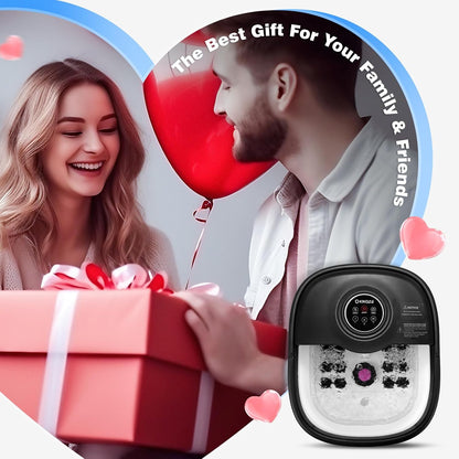 Claréa Spa Pieds Chauffant & Massant – Télécommande, Bulles & Rouleaux pour une Relaxation Profonde à Domicile
