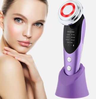 Baguette anti-âge Claréa à luminothérapie rouge – Appareil anti-âge 4-en-1 pour le visage et le cou