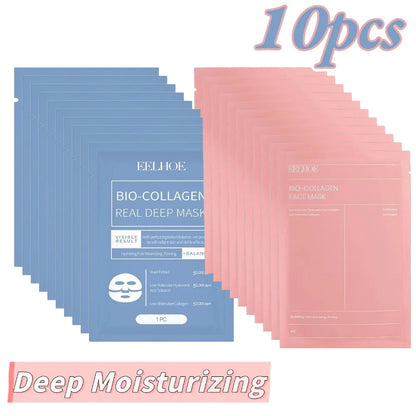 Masque facial de nuit hydratant et rafraîchissant Real Deep Bio Collagen Mask pour le soin de la peau – AliExpress 66