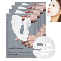 Masque Lifting Anti-Rides au Collagène Intense, Masque Facial au Collagène Nuit, Masque au Collagène Intense pour un Effet Lifting, Raffermissant et Hydratant
