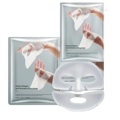 Masque Lifting Anti-Rides au Collagène Intense, Masque Facial au Collagène Nuit, Masque au Collagène Intense pour un Effet Lifting, Raffermissant et Hydratant