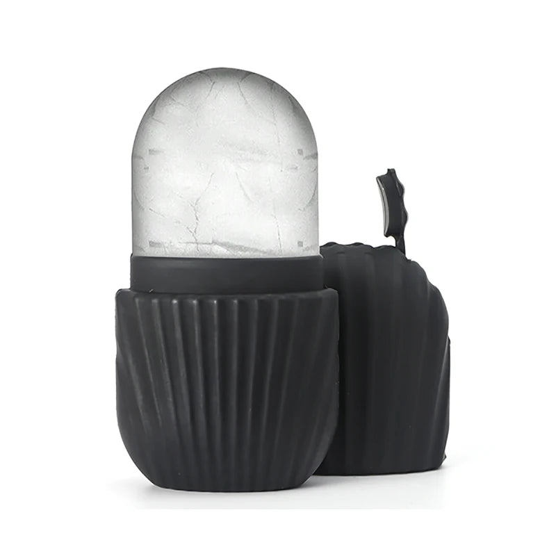 1/2/3pcs Rouleau de Glace pour le Visage, Ensemble de Soins du Visage avec Rouleau de Glace, Ensemble d'Outils de Massage Facial Gua Sha, Rouleau de Massage Facial pour le Lifting et le Contouring